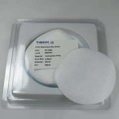 PTFE Hydrophilic Membrane Filters, 0.22 um, 90mm, Nonsterile, 100 per pack, SF13842