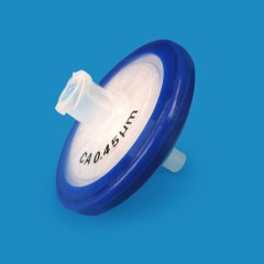 Tisch Scientific Cellulose Acetate (CA) Syringe Filter, 0.45 µm, 33 mm, Luer-Lok/Luer Slip, Nonsterile, 100 Pack, SF14490