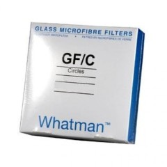Whatman Grade GF/C Glass Microfiber Filter Papers, 1.2 µm, 18.5 cm Diameter Circles, Binder-Free, 100 Pack, 1822-185 