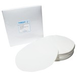 Pack of 100 GE Healthcare 1441-150 Grade 41 Fast Ash Less Filter Paper Circle 150 mm Diameter 